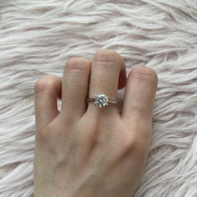 Engravable Solitaire Moissanite Promise Rings For Couples In Sterling Silver - CoupleSets