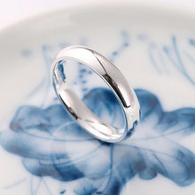 Engravable Simple Couple Promise Rings In Sterling Silver - CoupleSets