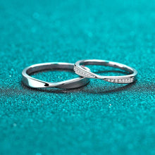 Engravable Matching Infinity Promise Rings Sets In Sterling Silver - CoupleSets
