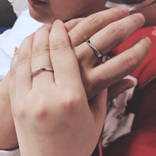 Engravable Matching Infinity Couple Promise Rings In Sterling Silver - CoupleSets