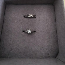 Engravable Infinity Love Matching Promise Rings For Couples In Sterling Silver - CoupleSets