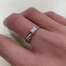 Engravable Infinity Love Matching Promise Rings For Couples In Sterling Silver - CoupleSets