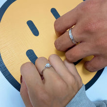 Engravable Infinity Love Matching Promise Rings For Couples In Sterling Silver - CoupleSets