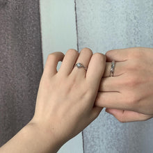 Engravable Infinity Love Matching Promise Rings For Couples In Sterling Silver - CoupleSets