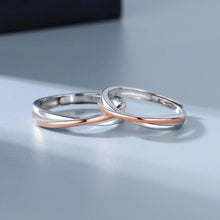 Adjustable Matching Infinity Couple Promise Rings In Sterling Silver - CoupleSets