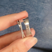 Unique Infinity Love Matching Promise Rings Sets In Sterling Silver - CoupleSets