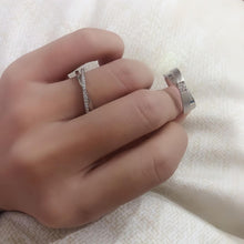 Unique Infinity Love Matching Promise Rings Sets In Sterling Silver - CoupleSets