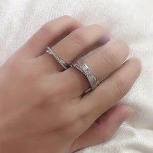 Unique Infinity Love Matching Promise Rings Sets In Sterling Silver - CoupleSets