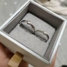 Engravable Infinity Knot Matching Promise Rings Sets In Sterling Silver - CoupleSets