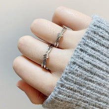 Engravable Infinity Knot Matching Promise Rings Sets In Sterling Silver - CoupleSets