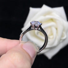 Engravable Matching Moissanite Wedding Rings In Sterling Silver - CoupleSets