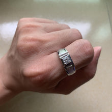 Engravable Cluster Moissanite Promise Rings For Couples In Sterling Silver - CoupleSets