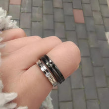 Unique Love Never Fails Promise Rings For Couples In Sterling Silver - CoupleSets