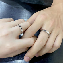 Unique Love Never Fails Promise Rings For Couples In Sterling Silver - CoupleSets