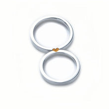 Unique Matching Heart Promise Rings Sets In Sterling Silver - CoupleSets