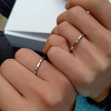 Unique Matching Heart Promise Rings Sets In Sterling Silver - CoupleSets