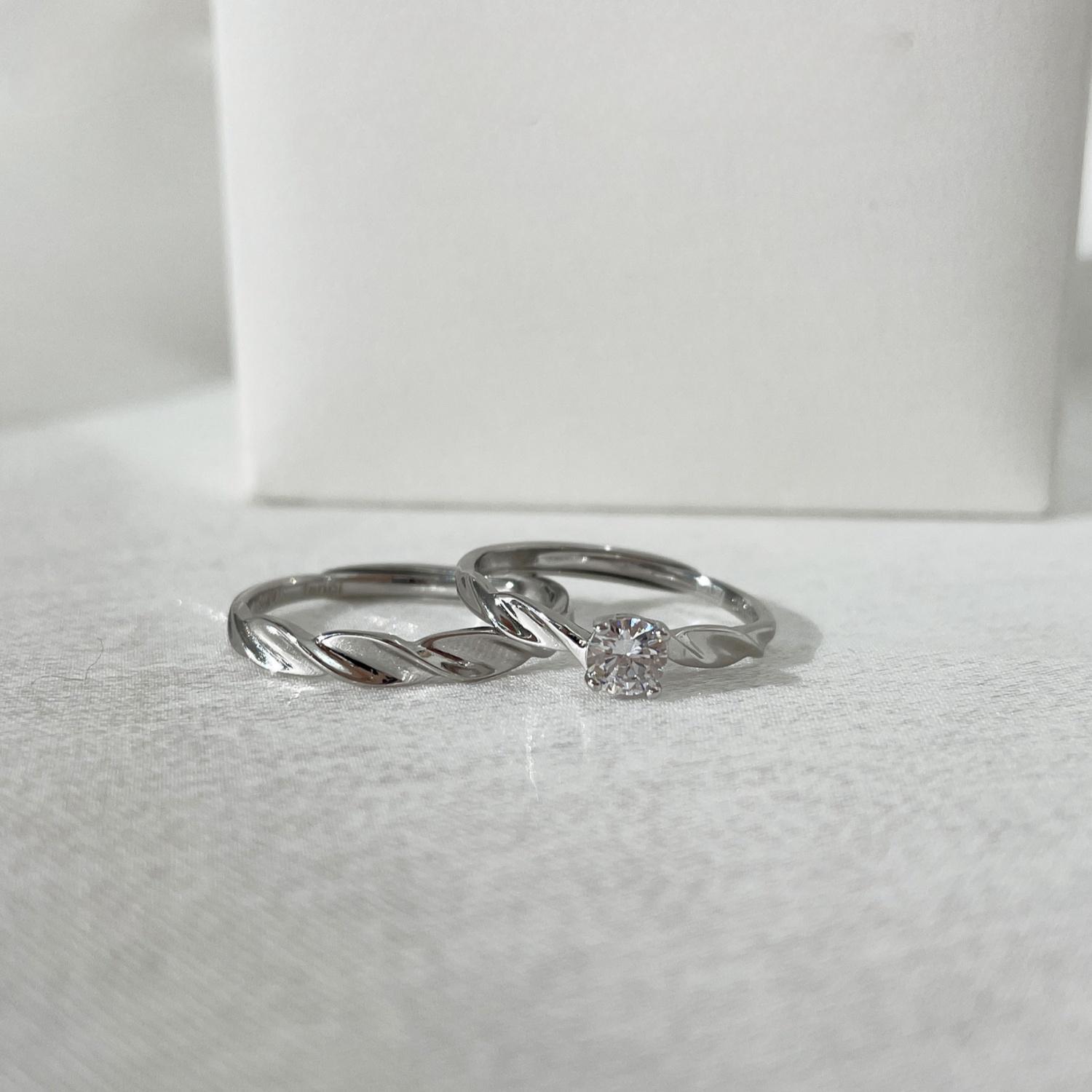 Adjustable Infinity Promise Rings Sets In Sterling Silver - CoupleSets