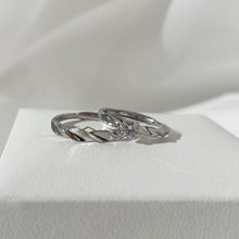 Adjustable Infinity Promise Rings Sets In Sterling Silver - CoupleSets