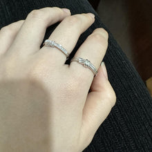 Adjustable Knot Promise Rings Sets In Sterling Silver - CoupleSets