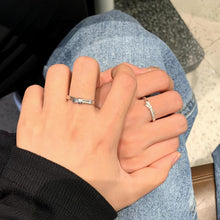 Adjustable Knot Promise Rings Sets In Sterling Silver - CoupleSets