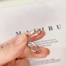 Adjustable Simple Sun And Moon Couple Rings In Sterling Silver - CoupleSets