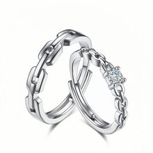 Adjustable Matching Knot Promise Rings For Couples In Sterling Silver - CoupleSets