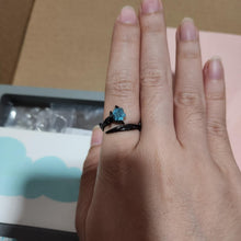 Adjustable Unique Black Thorns And Roses Couple Rings In Sterling Silver - CoupleSets