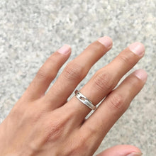 Adjustable Heartbeat Promise Ring For Couples In Sterling Silver - CoupleSets