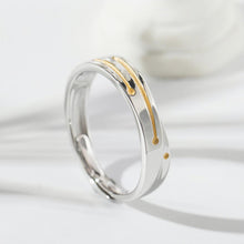 Adjustable Meteor Promise Rings For Couples In Sterling Silver - CoupleSets