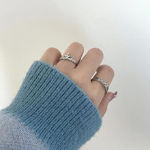 Adjustable Princess And Knight Couple Rings Sets In Sterling Silver - CoupleSets