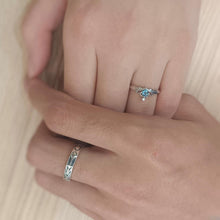 Adjustable Princess And Knight Couple Rings Sets In Sterling Silver - CoupleSets