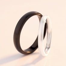 Adjustable Day And Night Promise Rings For Couples In Sterling Silver - CoupleSets