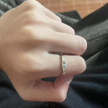 Adjustable Matching Princess And Knight Promise Rings Sets In Sterling Silver - CoupleSets