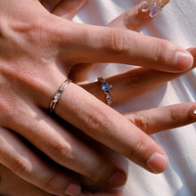Adjustable Crown Matching Moonstone Promise Rings Sets In Sterling Silver - CoupleSets