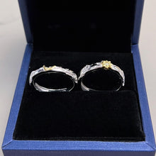 Adjustable Sun And Moon Matching Rings For Couples In Sterling Silver - CoupleSets