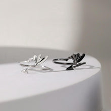 Adjustable Angel And Devil Matching Couple Rings In Sterling Silver - CoupleSets