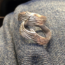 Adjustable Angel Wings Promise Rings For Couples In Sterling Silver - CoupleSets