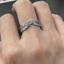 Adjustable Angel Wings Promise Rings For Couples In Sterling Silver - CoupleSets