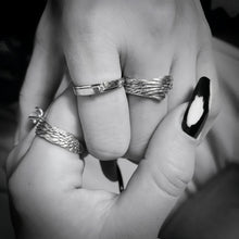 Adjustable Angel Wings Promise Rings For Couples In Sterling Silver - CoupleSets