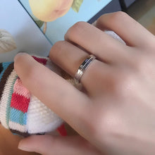 Adjustable Love Quotes Matching Promise Rings For Couples In Sterling Silver - CoupleSets