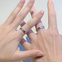 Adjustable Love Quotes Matching Promise Rings For Couples In Sterling Silver - CoupleSets