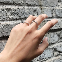 Adjustable Je t'aime Promise Rings For Couples In Sterling Silver - CoupleSets