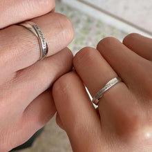 Adjustable You Complete Me Infinity Promise Rings Sets In Sterling Silver - CoupleSets