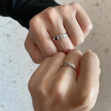 Adjustable You Complete Me Infinity Promise Rings Sets In Sterling Silver - CoupleSets