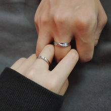 Adjustable You Complete Me Infinity Promise Rings Sets In Sterling Silver - CoupleSets