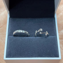 Adjustable Thorn And Rose Matching Couple Rings In Sterling Silver - CoupleSets