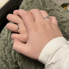 Adjustable Thorn And Rose Matching Couple Rings In Sterling Silver - CoupleSets