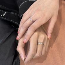 Adjustable My Rose Promise Rings For Couples In Sterling Silver - CoupleSets