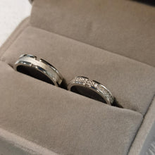 Adjustable Unique Love Promise Rings Sets In Sterling Silver - CoupleSets