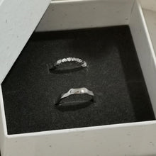 Adjustable Infinity Love Matching Heart Promise Rings Sets In Sterling Silver - CoupleSets
